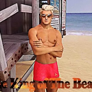 De koning van het strand