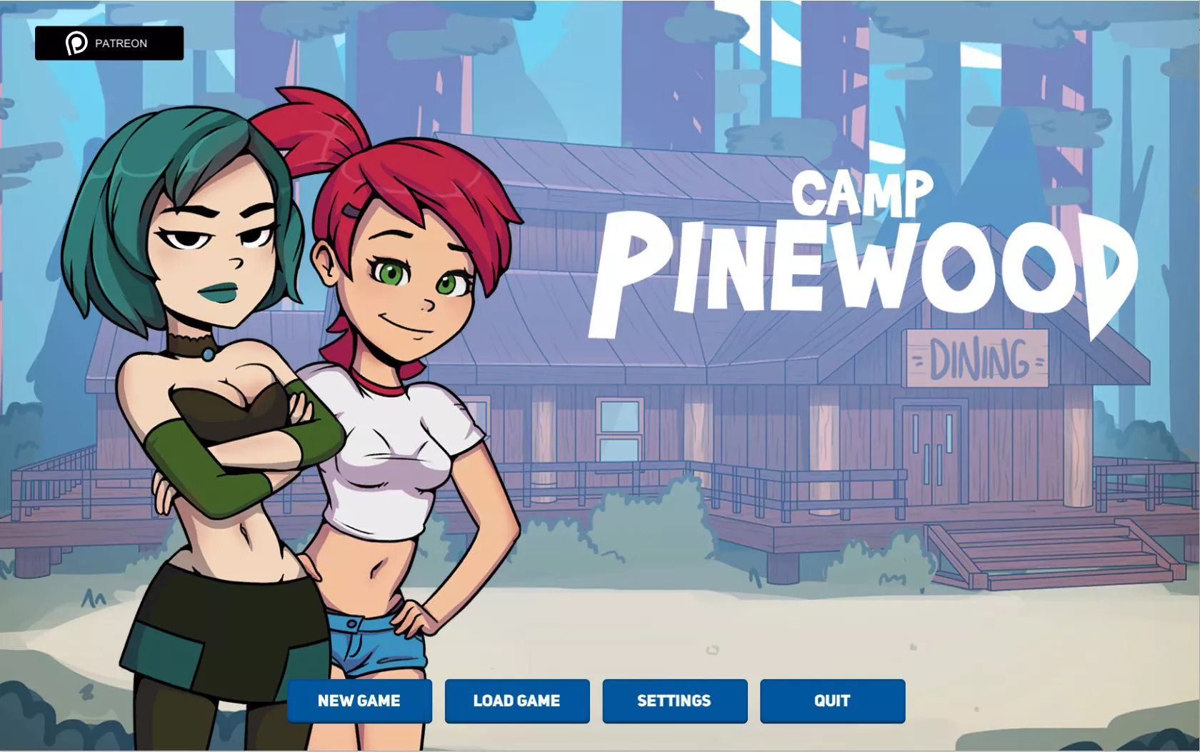 blonde cartoon sex game - Camp Pinewood