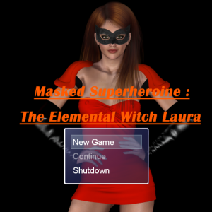 Стихийная ведьма Лаура в маске