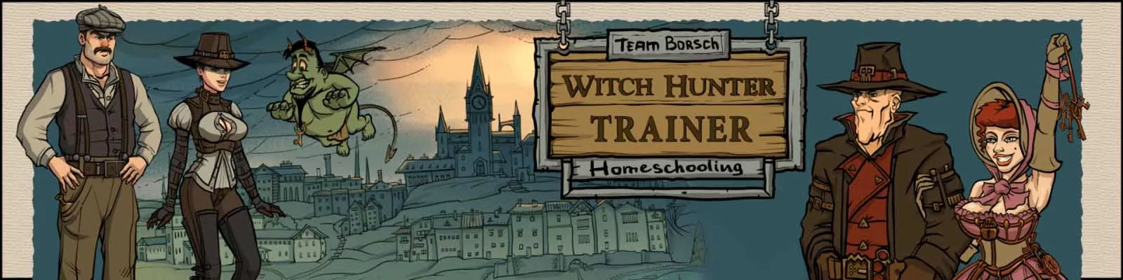 Witch Hunter Trainer 3d žaidimas suaugusiems