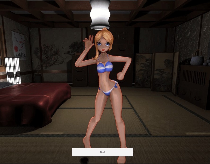 ベッドルームブラックジャック-3Dアダルトゲーム