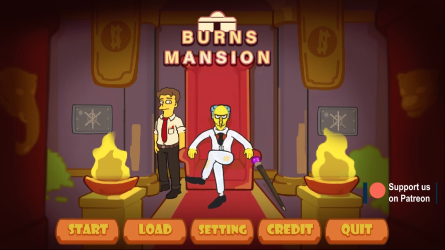 „Burns Mansion“ - 3D suaugusiųjų žaidimai