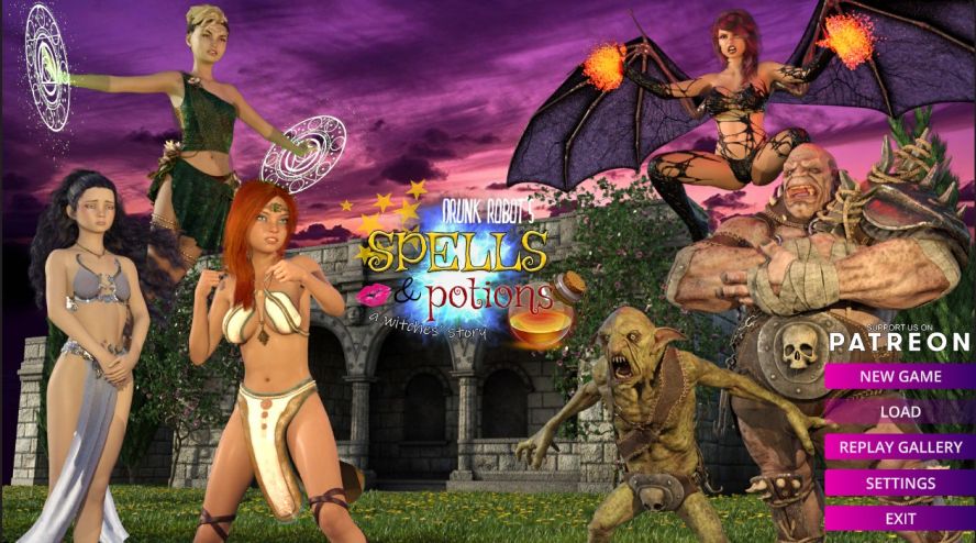 Spells & Potions - 3D Adult Games