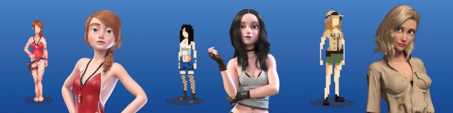 Smo Beach Girls - 3D igre za odrasle
