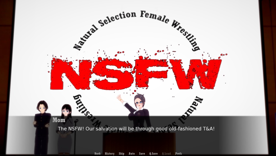 Женская борьба NSFW Natural Selection - Пролог - Игры для взрослых 3D