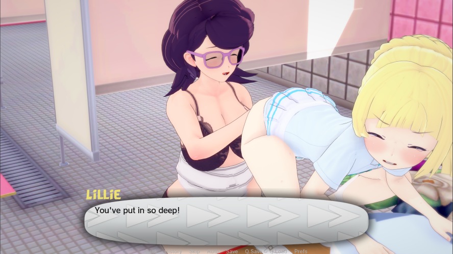 Pokégirl Stories #1 Lillie's Toilet troubles - 3D Adult Games