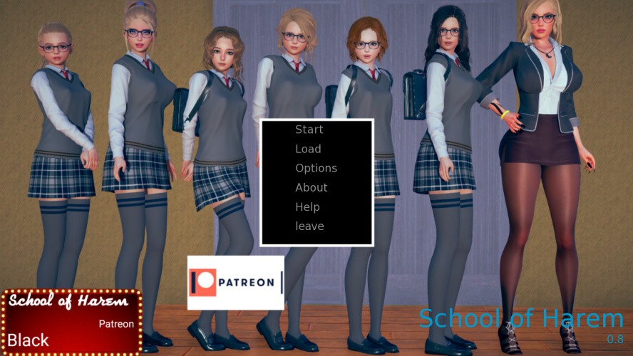 Haremi kool – 3D täiskasvanute mängud