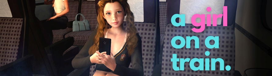 Ein Mädchen im Zug - 3D-Spiele für Erwachsene