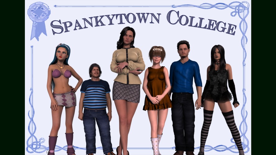 Spankytown College - 3D Böyüklər Oyunları
